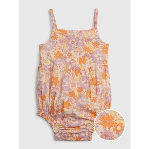Baby Floral Cutout Shorty One-Piece in multi floral