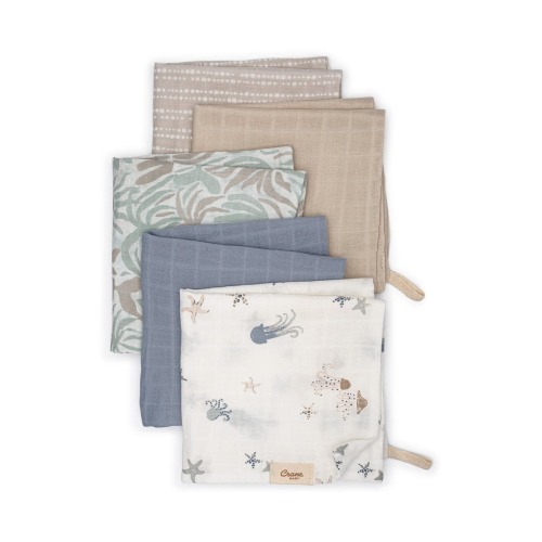 Kendi 5-Pack Cotton Muslin Washcloths