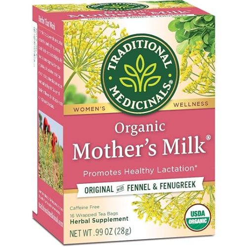 Traditional Medicinals Organic Mother's Milk Lactation Tea, 16 Count