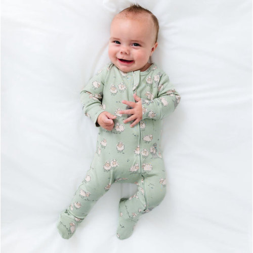 The Lost Sheep PJ Footed Onesie Cotton