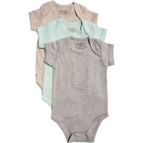 123 Bear Baby Cotton Spandex short-sleeve bodysuits unisex boy girl