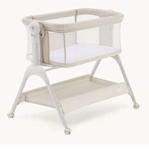 HARPPA Cuddly Sway | 3-in-1 Rocking Baby Bassinet & Bedside Sleeper with Anti-Reflux Mattress for Newborns | Attaches to Bed, Adjustable Height, Tool-Free Setup, Portable Wheels, CPSC Certified, Gentle Rocking Motion | Ideal for Infants, Safe Co-Sleeping