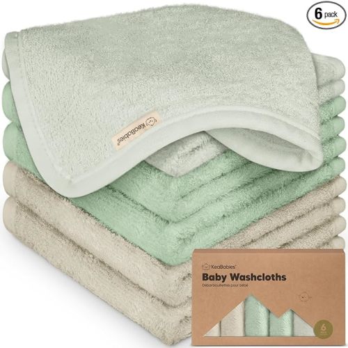 6-Pack Baby Washcloths