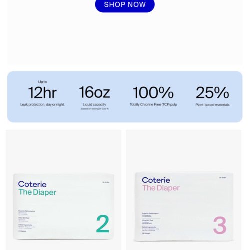 Amazon.com: Coterie: DIAPER