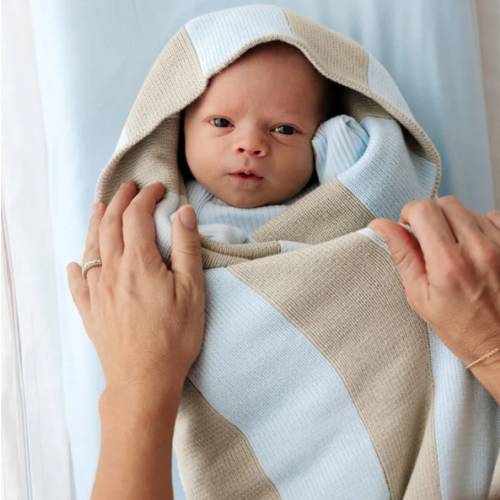 Knit Blanket - Tallow