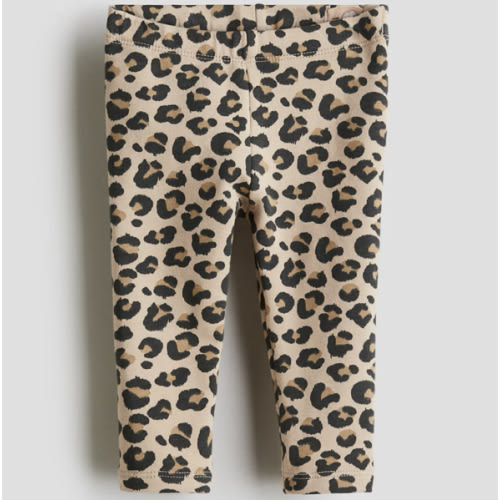PRINTED BRUSHED-INSIDE LEGGINGS