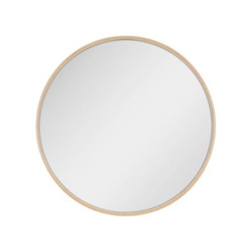 Master & Co. Round Woodgrain Mirror