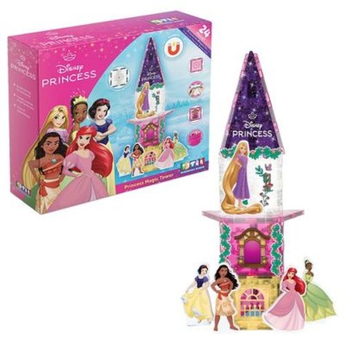 Zuru Disney Princess 24-Piece Magnetic Tile Travel Set