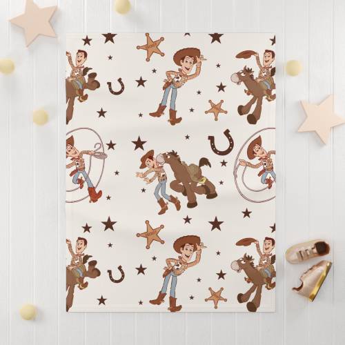 Toy Story Soft Fleece Baby Blanket, Woody Nursery Blanket, Gift for baby, Cowboy Nursery