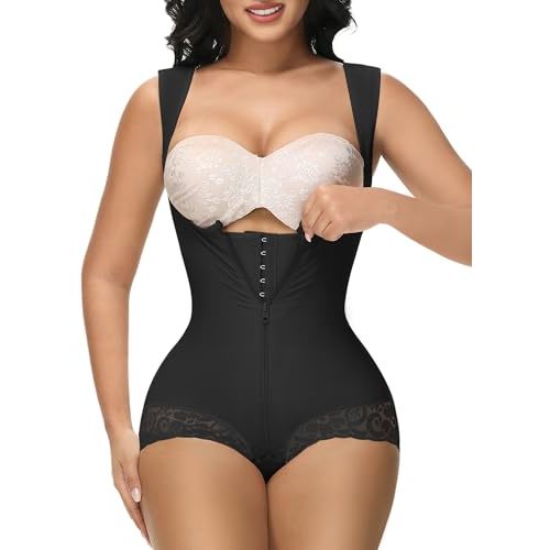 M MYODRESS Fajas Colombianas Moldeadoras Shapewear Tummy Control Full Body Shaper Post Surgery Compression Garment Shaping