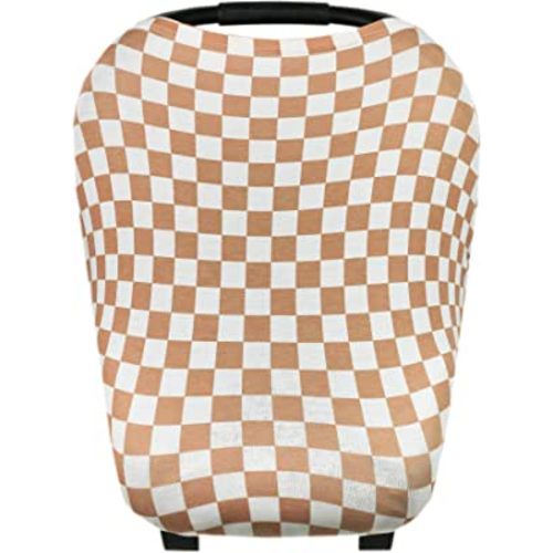 Copper Pearl Multi-Use Cover: Car Seat Covers, Nursing Cover, and Stroller Cover for Sun - Stretchy Fabric, All-Season Use, Stylish Designs, Easy Access for Moms - Rad