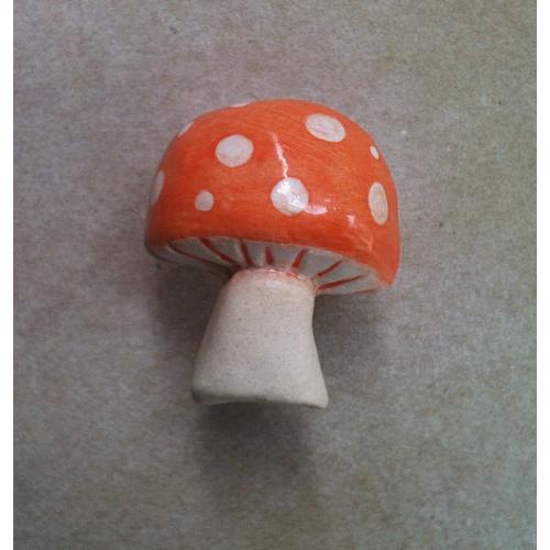 Mushroom, toadstool furniture knobs and drawer handles