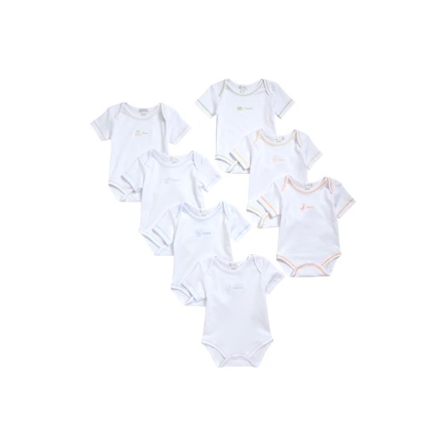 Days of the Week Set of 7 Bodysuits, 0-3M