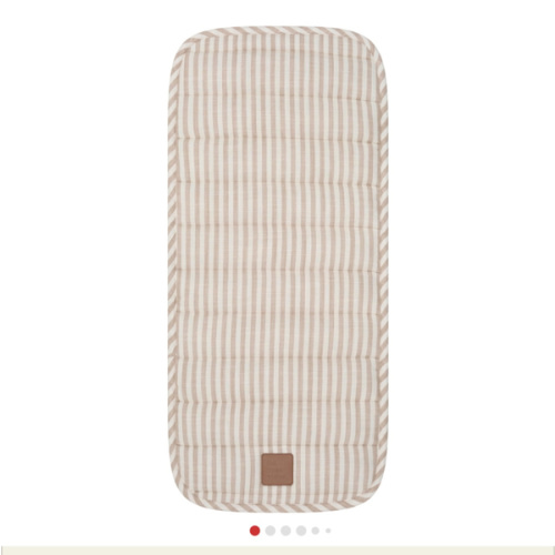 Natural Stripe Universal Linen Bassinet Liner