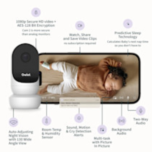 Owlet Cam 2 HD Video Baby Monitor - White