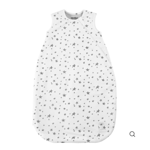 4 Season® Classic Baby Sleeping Bag, Merino Wool & Organic Cotton, Star White