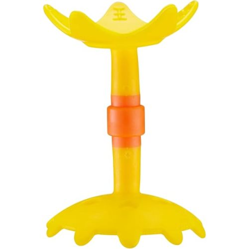 Innobaby Original Teethin Smart EZ Grip Star Teether and Sensory Toy for Babies and Toddlers. BPA Free Teether Yellow
