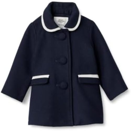 Amazon Essentials x Sofia Grainge Toddlers and Baby Girls' Wool Blend Coat
