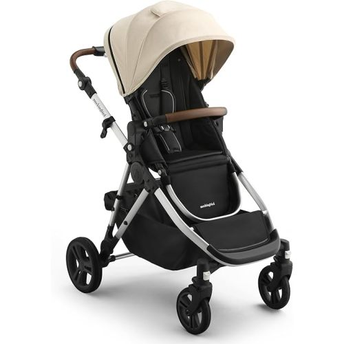 Mockingbird Cochecito individual a doble 3.0 - Cochecito de bebé convertible de tamaño completo para 1, 2 o 3 niños con 44 configuraciones posibles, compatible con sistema de viaje - Avena