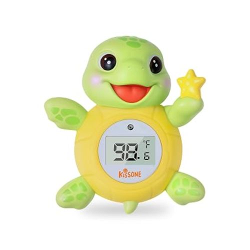 Baby Bath Thermometer, Floating Turtle Digital Water‑Temperature Monitor