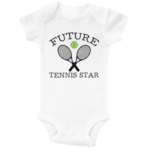 Funny Tennis Onesie FUTURE TENNIS STAR Baby Bodysuit Baby - Etsy