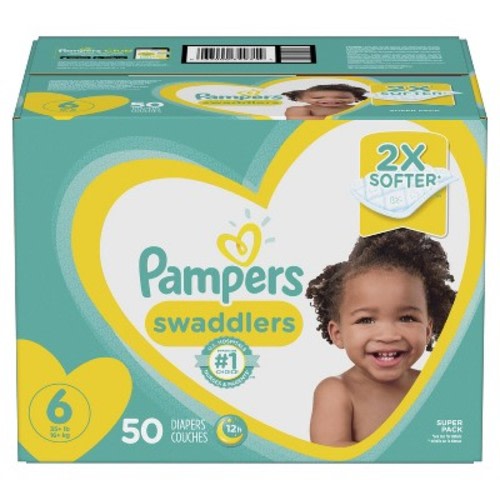 Pampers Swaddlers Diapers Super Pack - Size 6 (50ct)