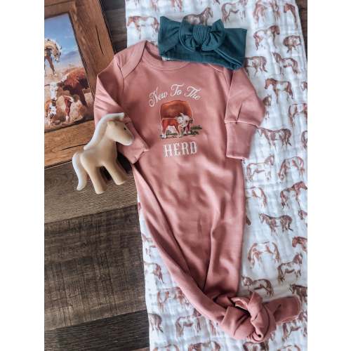 New To The Herd - Hereford Gown (Rose)