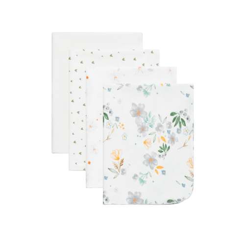Burp Cloths - Modern Daisy Assorted