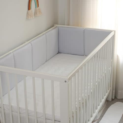 THNWSY 6Pcs Breathable Mesh Liner Anti-Collision Breathable Cushioned Pads Soft Padding for Sides Padded Covers(12in*12in) (Grey)