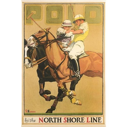 ART.COM Wall Art Print Polo Poster, 12" x 18"