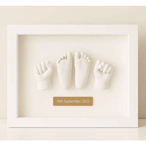 Little Keepsakes | Baby Hands & Feet Casting Kit - 4 Cast Kit, No paint, No Photo