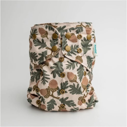 Nature: Essentials Pocket Cloth Diaper with Athletic Wicking Jersey, Grows with your Baby