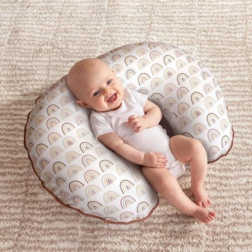 Boppy Organic Fabric Nursing Pillow Cover - Spice Rainbows