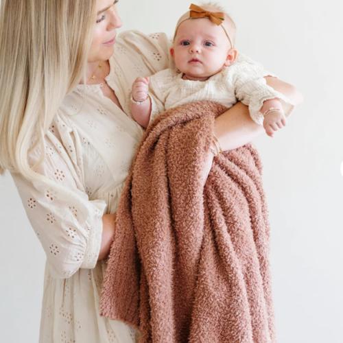 Saranoni Bamboni® Receiving Blanket | Ultra-Soft Comfort | Saranoni FRENCH ROSE