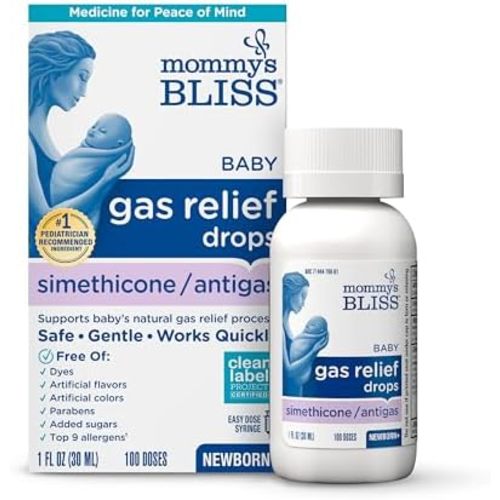 Mommy's Bliss Gas Relief Drops Bottle, with Real Ginger Extract, 1 Fl Oz