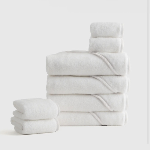 Organic Turkish Cotton Baby Bath Bundle 8-Pack in White