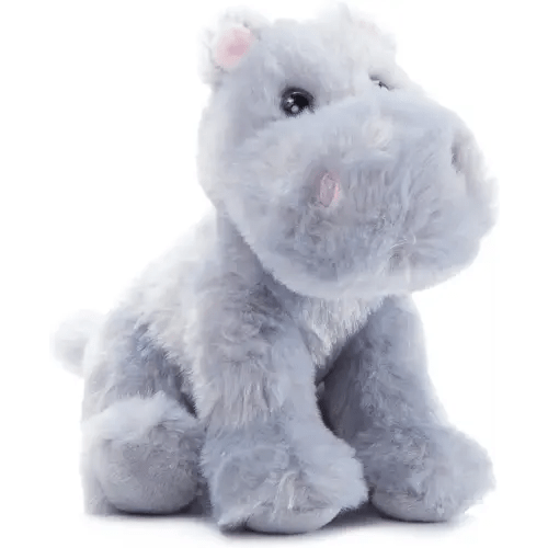 The Petting Zoo Hippo Stuffed Animal Plushie, Gifts for Kids, Wild Onez Babiez Zoo Animals, Hippo Plush Toy 6 inches