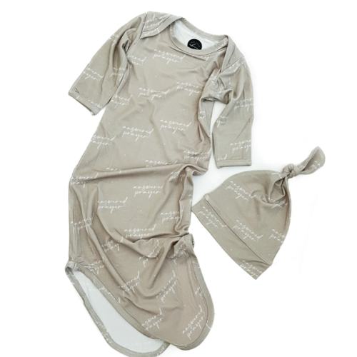 Answered Prayer Bamboo Gown & Matching Beanie