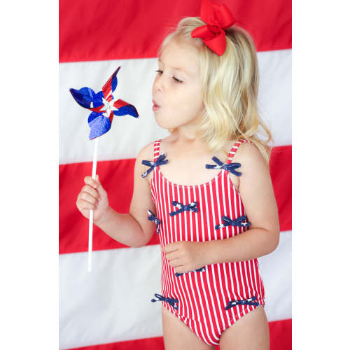 Tiny Bows One Piece | Stars & Stripes Party