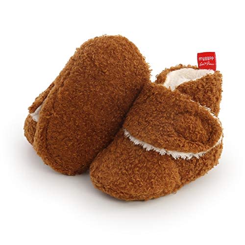 Ohwawadi Infant Baby Slippers Girls Boys Booties Warm Baby Socks Shoes Newborn Crib Footwear Prewalkers