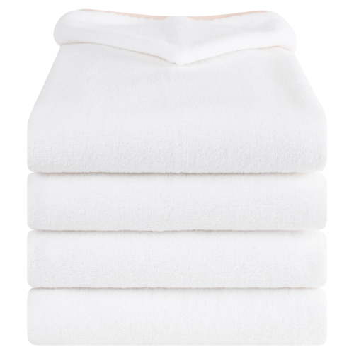 American Soft Linen Turkish Baby Toddler Hooded Bath Towel Set, 100% Cotton Soft Fluffy Baby Toddler Hooded After Shower Towels