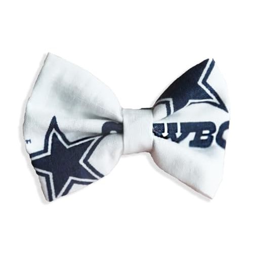 Newborn To Toddler Girls Dallas Hair Bow Football Nylon Headband Or Alligator Clip | Made In USA | Fast Shipping