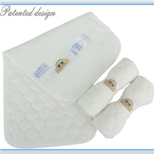 BlueSnail Quilted Thicker Waterproof Changing Pad Liners,3 Count(Snow White 13” x 27”)