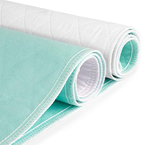 CoolShields Waterproof Bed Pads Incontinence 34'' x 52'' (1 Pack) Washable Reusable Bedwetting Mattress Protector Pad for Kids, Adults, Elderly, and Pets