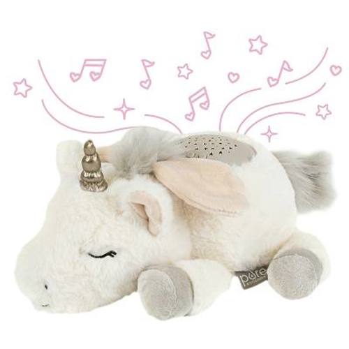 Pure Enrichment PureBaby™ Sound Sleepers Portable Sound Plush Unicorn Sleep Aid Machine & Star Projector