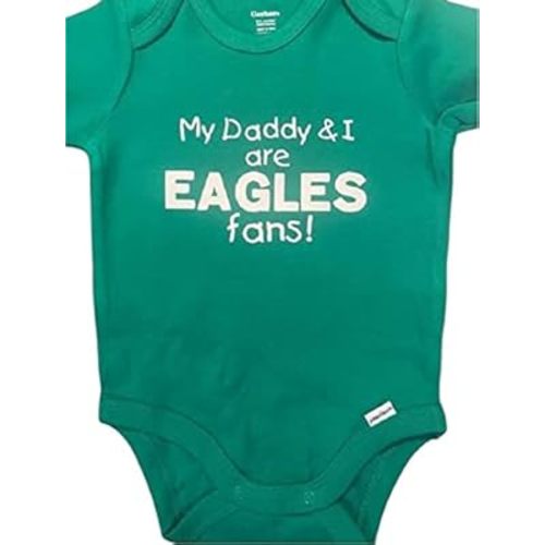 Daddy and I are Eagles fans baby onesie ® bodysuit infant one piece hate the Cowboys clothes clothing