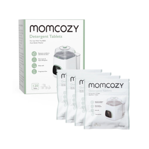 Momcozy Bloque de Lavado Oficial para Lavadora de Botellas Momcozy, 120 Comprimidos
