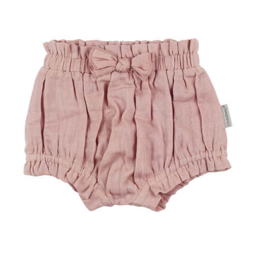 Taffy | Organic Muslin Ruffle Bloomer 9-12m