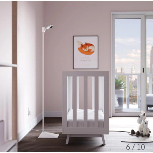 Miku Pro Smart Baby Monitor With Floor Stand | No Contact Breathing and Sleep Tracking