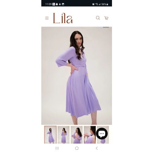 Lila Labor & Postpartum Gown in Lilac